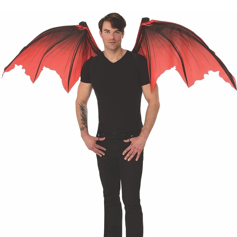 Halloween vampire/devil wings!